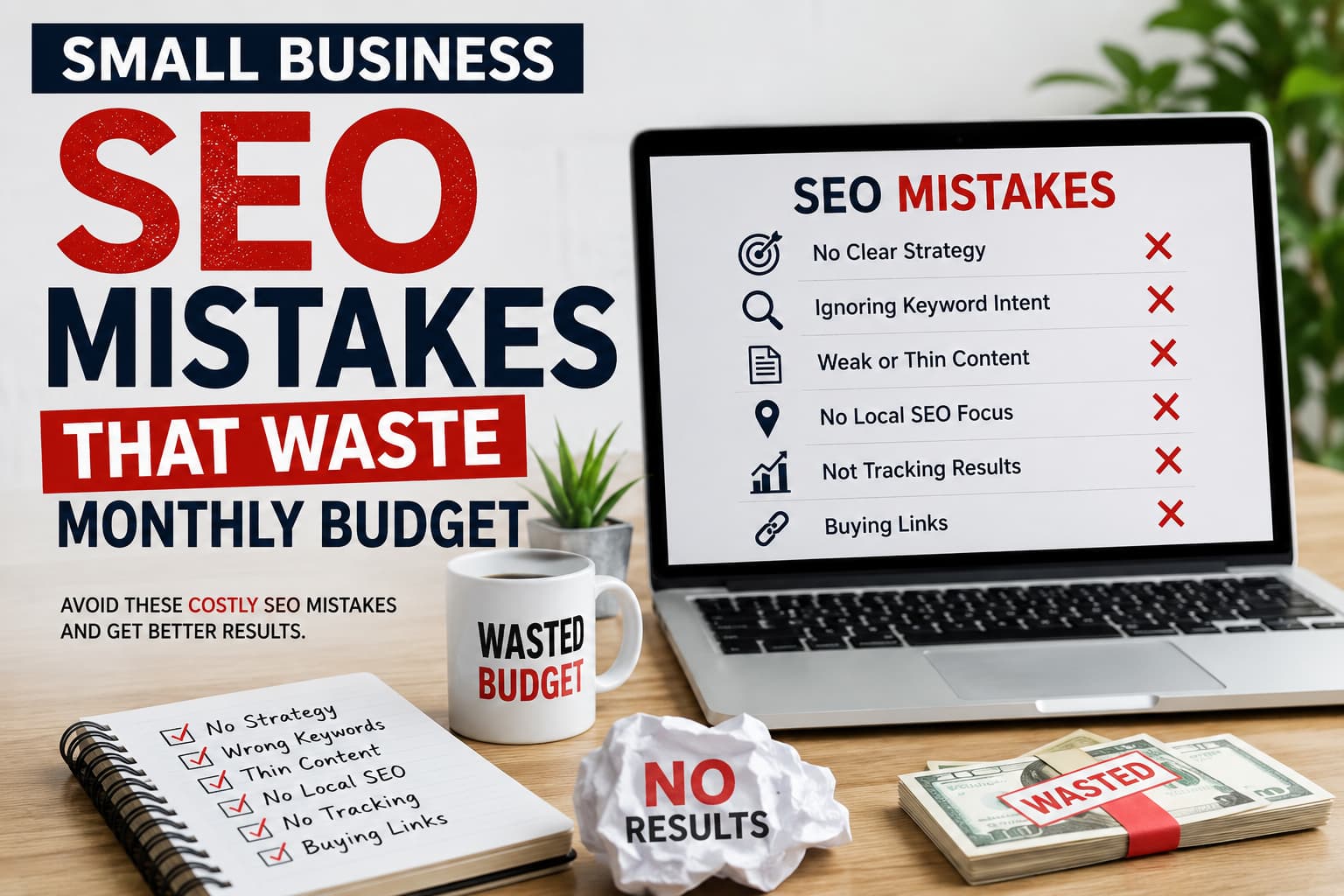 Small Business SEO Mistakes That Waste Monthly Budget 1 Small business SEO mistakes that waste monthly marketing budget