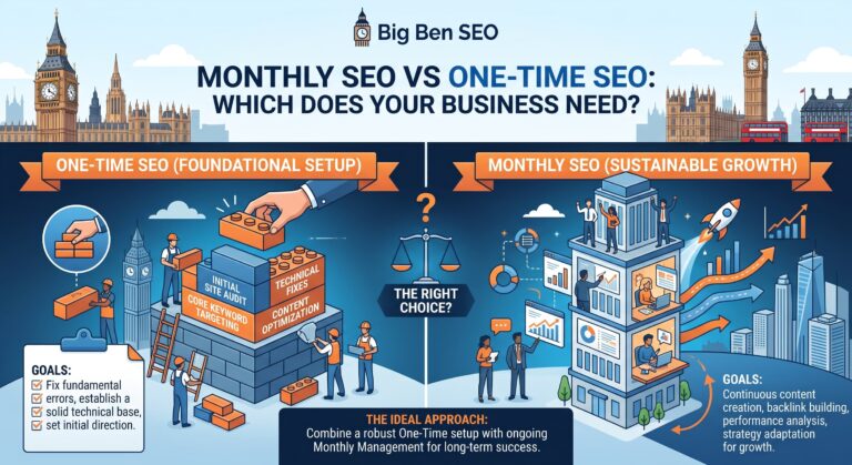 Monthly SEO vs One-Time SEO: Which Does Your Business Need? 2 Gemini Generated Image m5kwfzm5kwfzm5kw