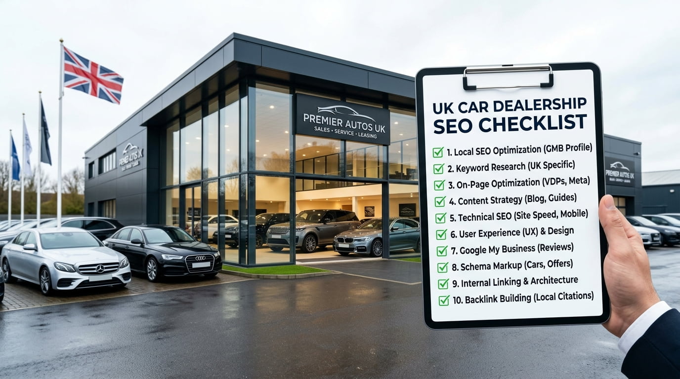 Car dealership SEO checklist 20260911194241